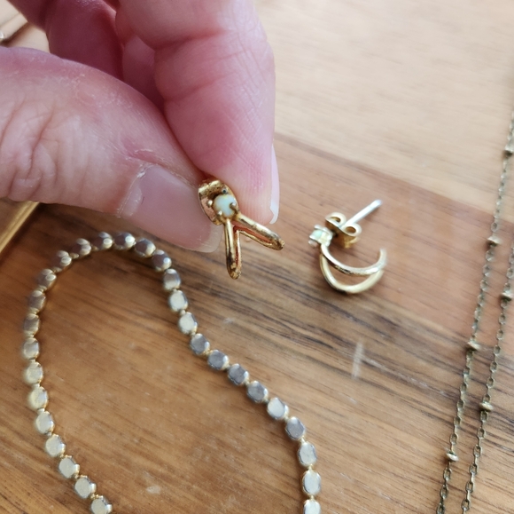 J.Crew & Gorjana Costume Jewelry Set Necklaces, Earrings, And Bracelet - Picture 6 of 7